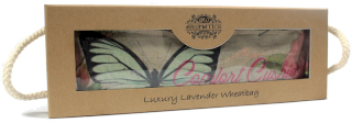Levandulově-Pšeničný Terapeutický Polštář - Motýl & Růže