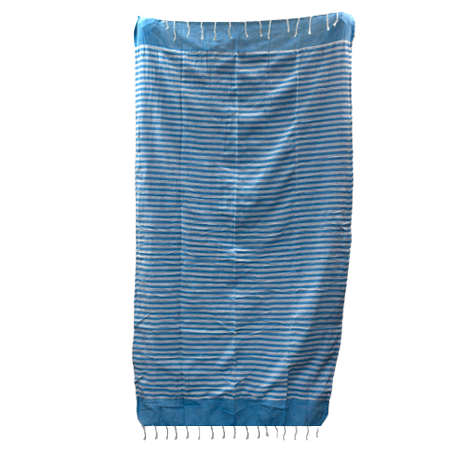 Bavlněný plážový přehoz - 100x180 cm - Modrý