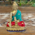 Mosazná soška Buddhy - Amitabha - 9.5 cm