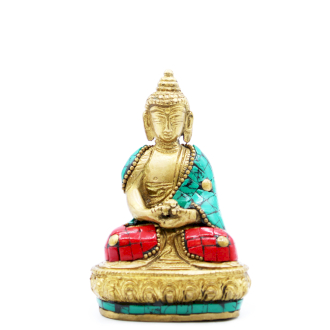 Mosazná soška Buddhy - Amitabha - 9.5 cm