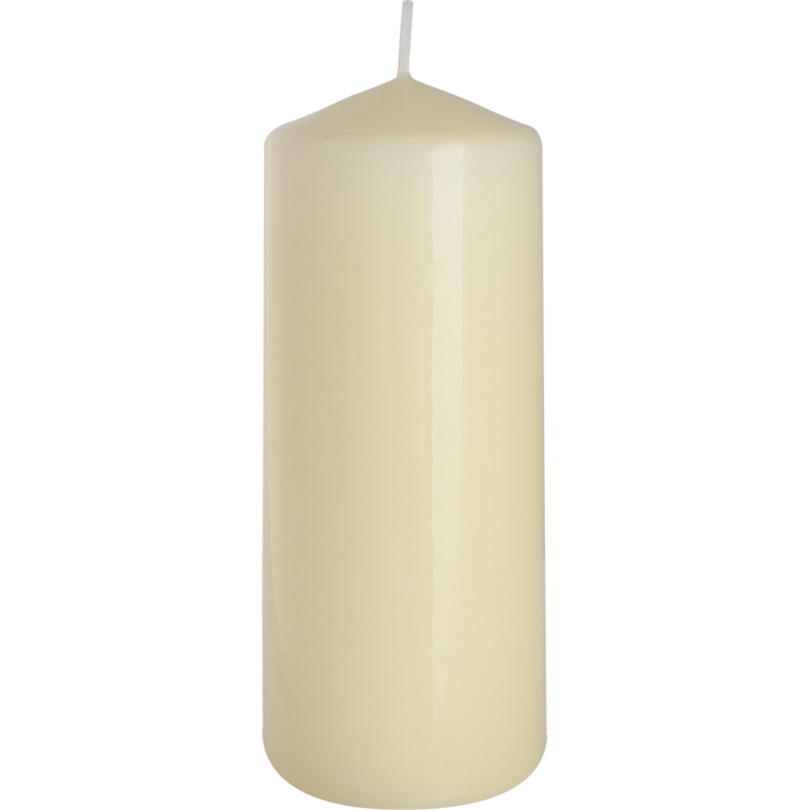 Sloupová svíčka 60x150mm - Ivory, 6 ks