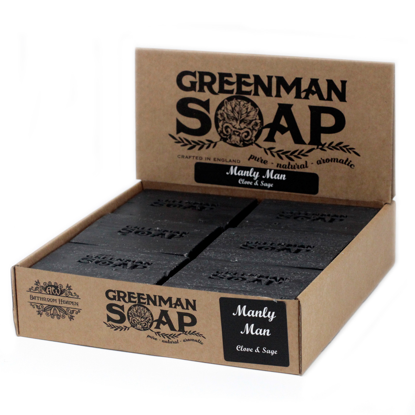 Greenman Mýdlo 100 g - Mužně Mužský (12 ks)