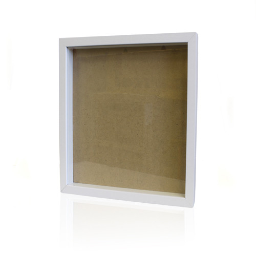Rám pro 3D objekty - 16x16cm - Bílý