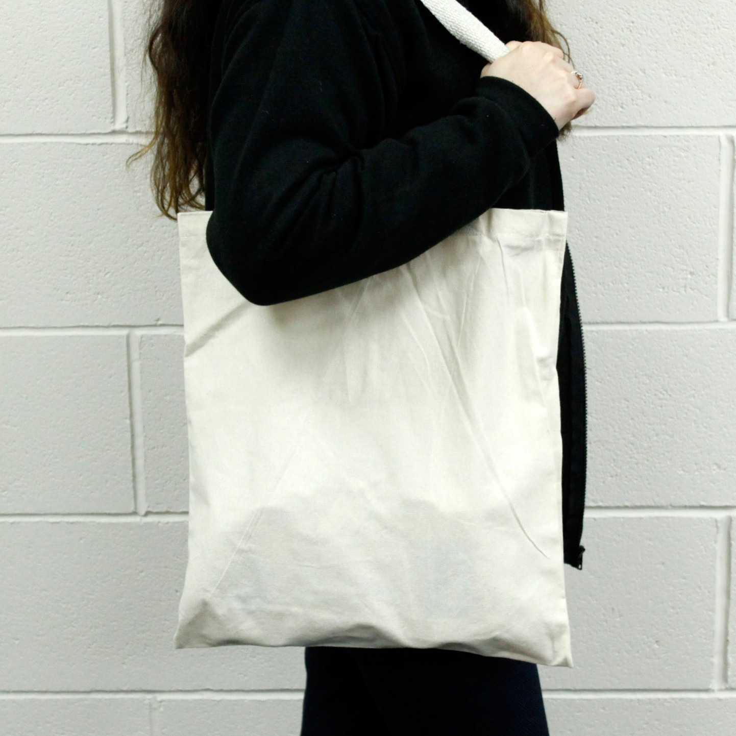 Bavlněné tašky - Přírodní barva - 200gsm - Velké 38x42 cm