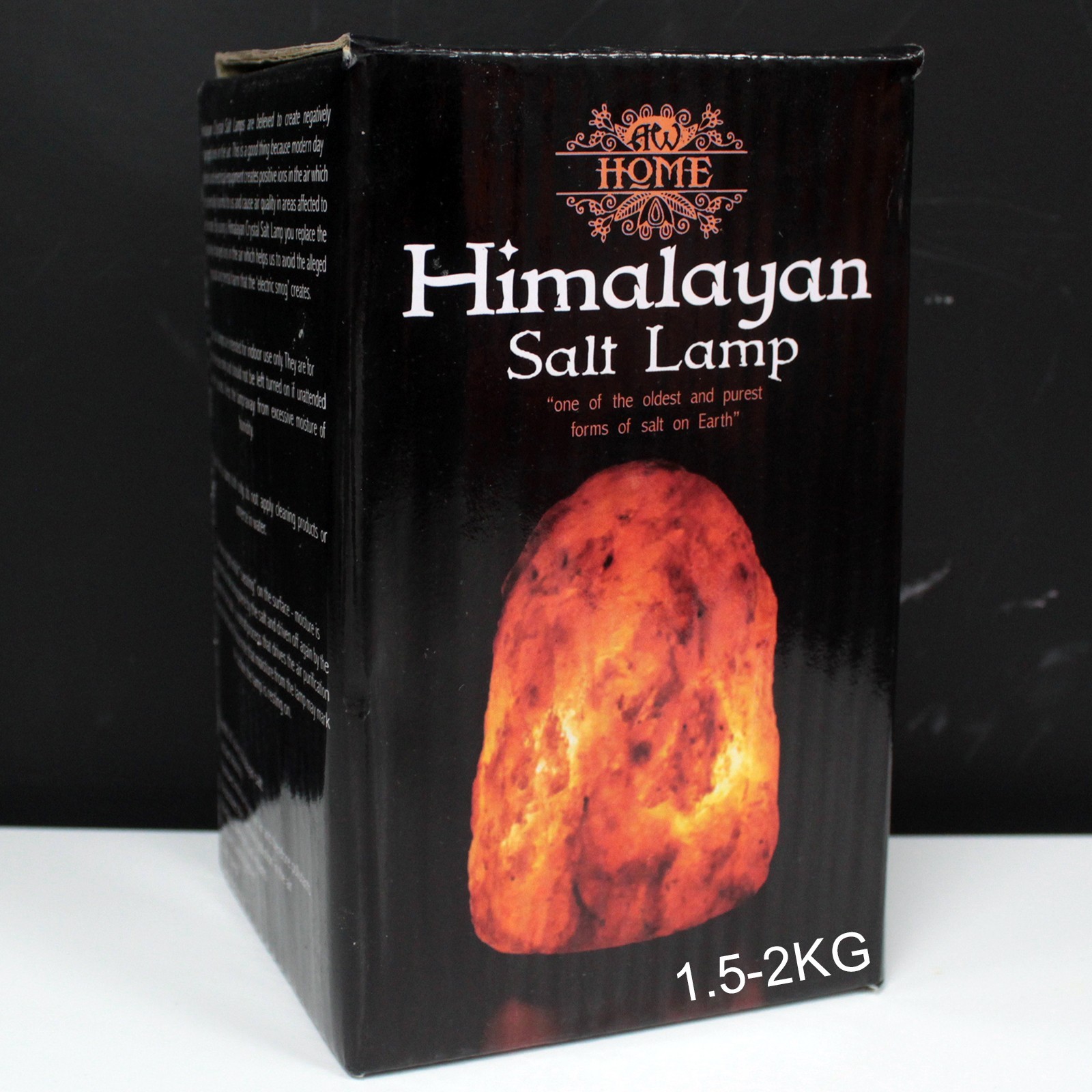 Himalájská Solná Lampa s Podstavcem  1.5 - 2 kg